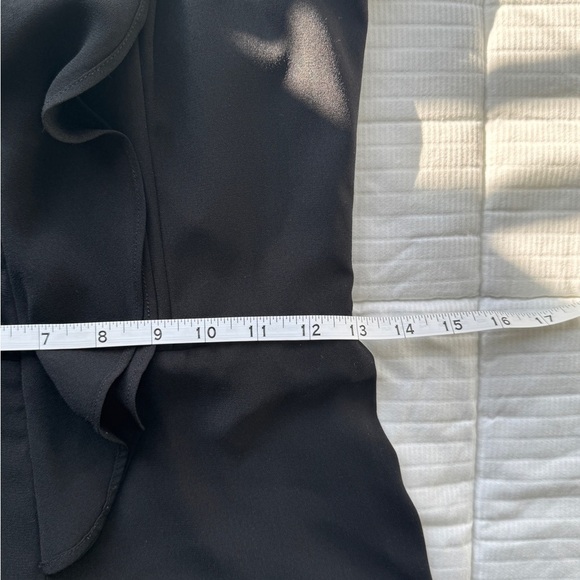 Chelsea28 black strapless jumpsuit with ruffles and sweetheart neckline - Picture 7 of 8